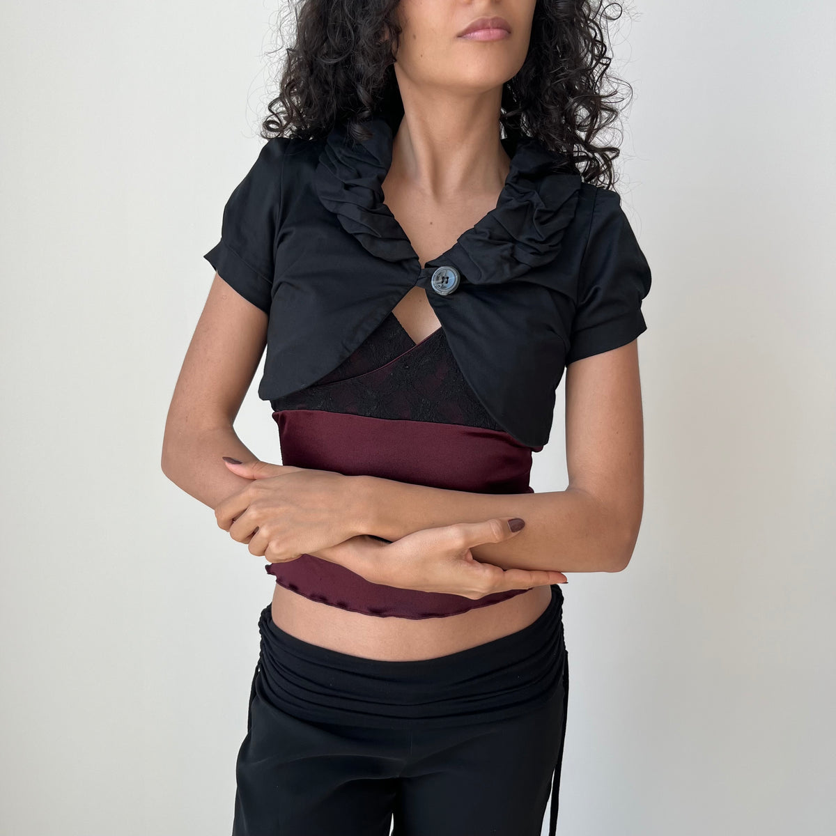 Cropped Cardigan - Size S