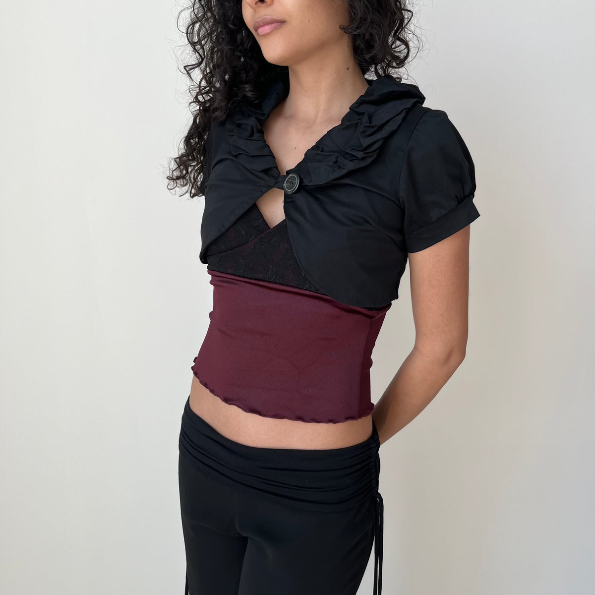 Cropped Cardigan - Size S