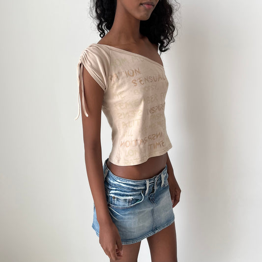 One Shoulder Top - Size S
