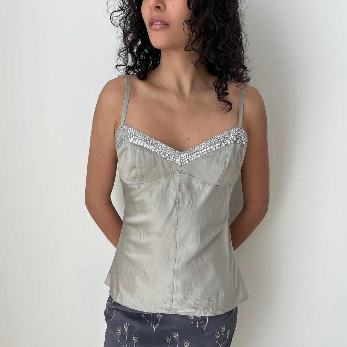 Silk Cami Top - Size M