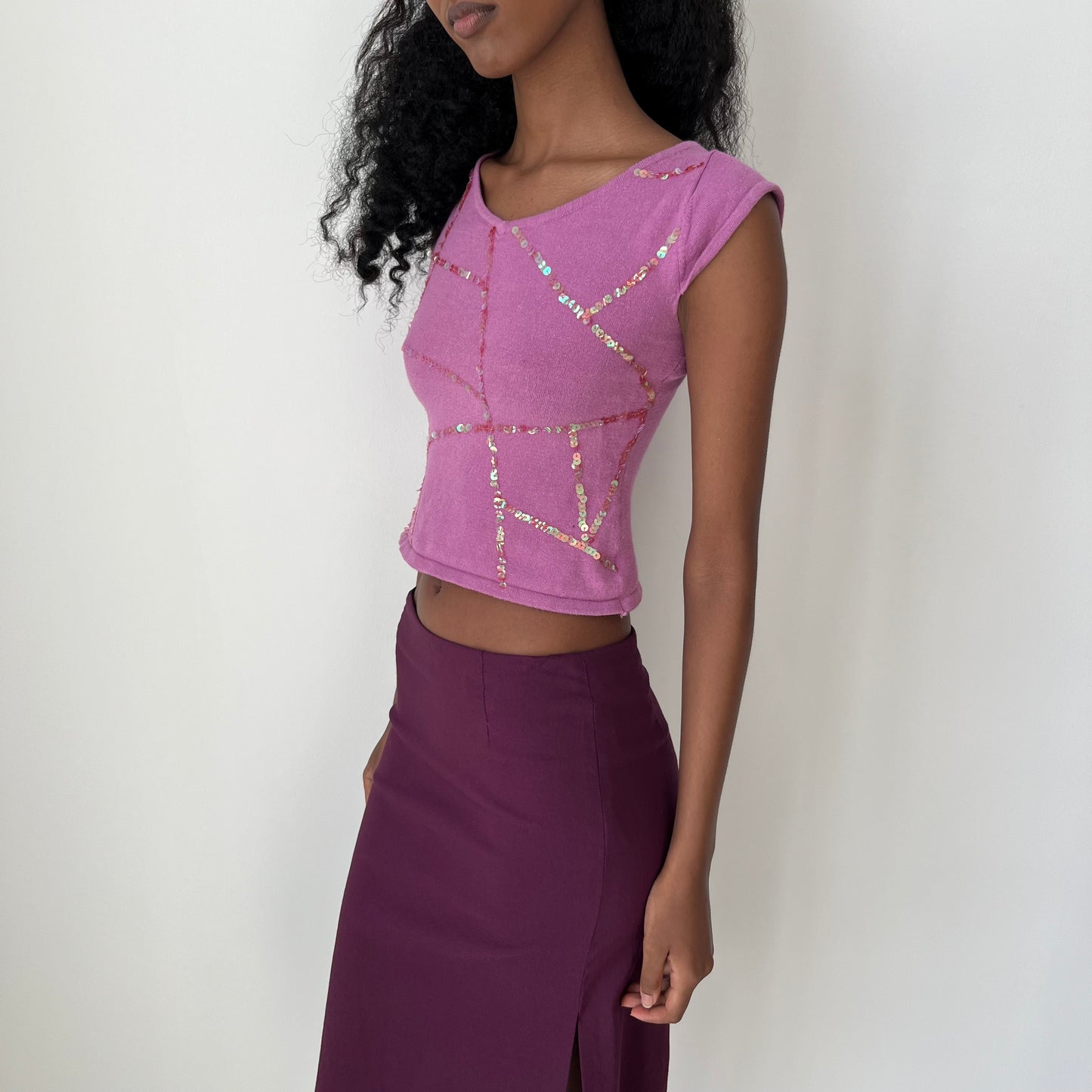 Micro Knit Top - Size XS
