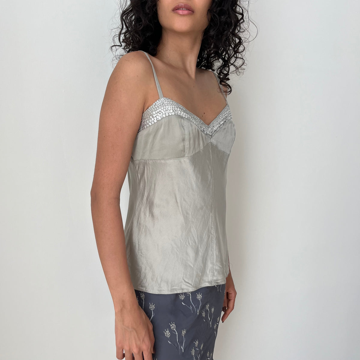 Silk Cami Top - Size M