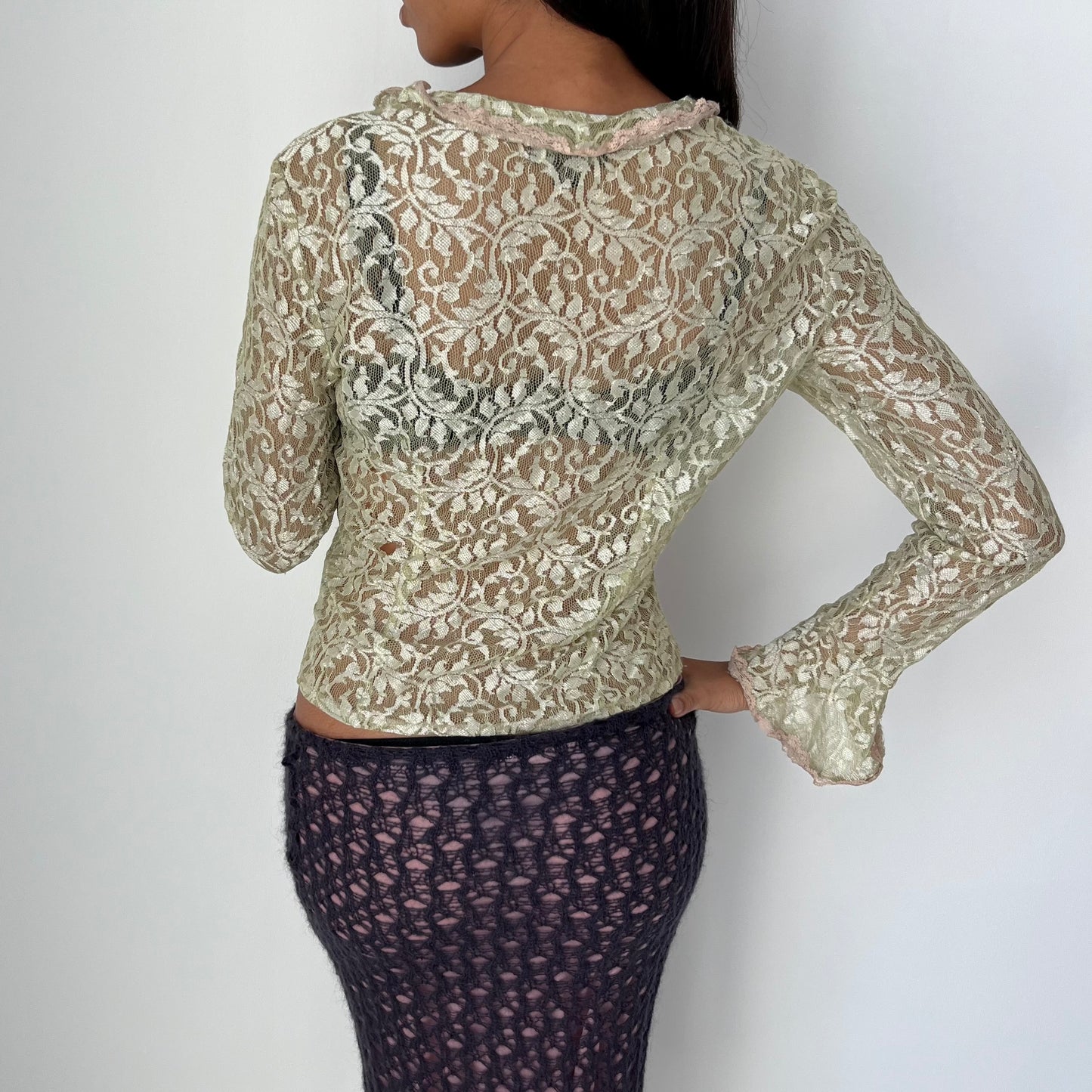 Ruffle Blouse - Size M