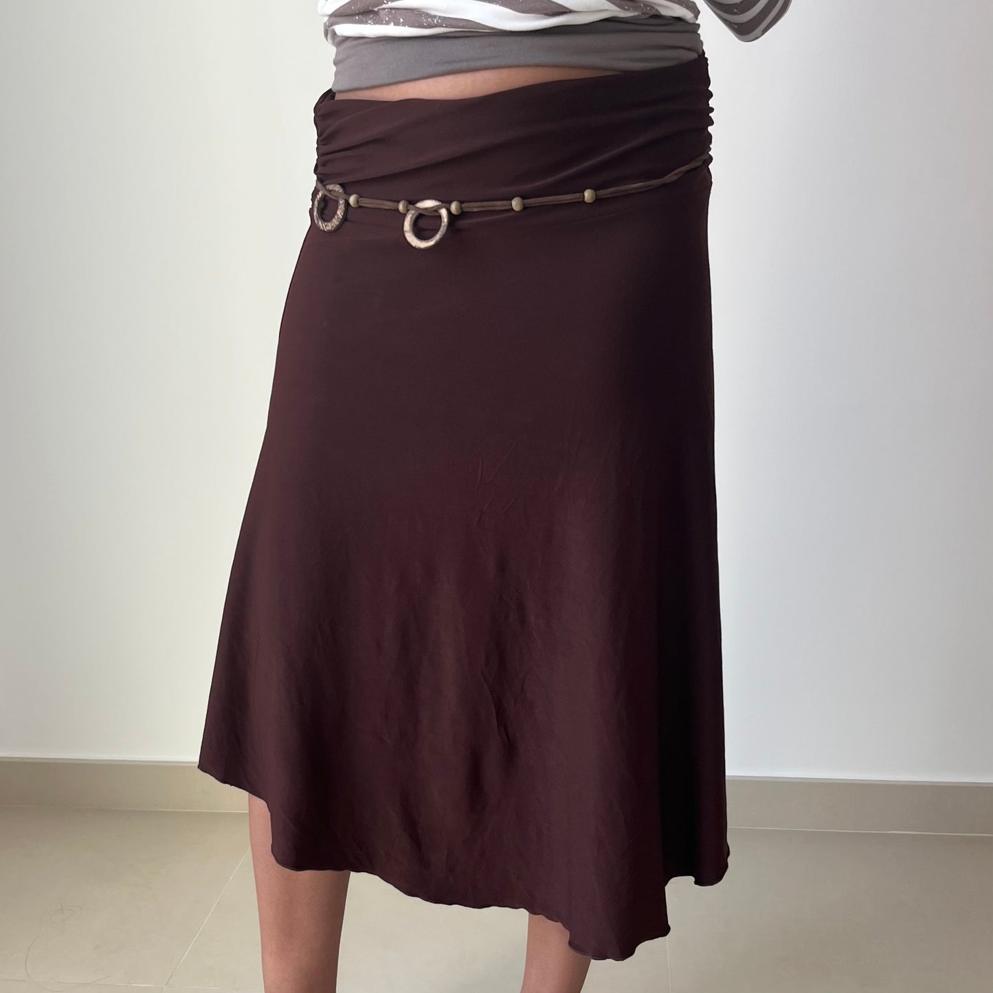 Asymmetric Midi Skirt - Size M