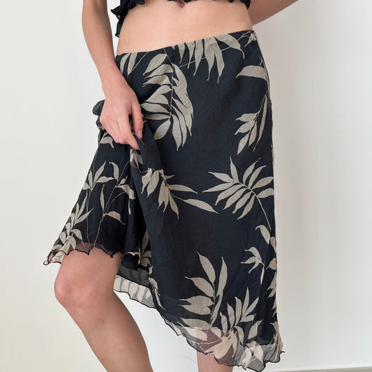 Silk Midi Skirt - Size S/M