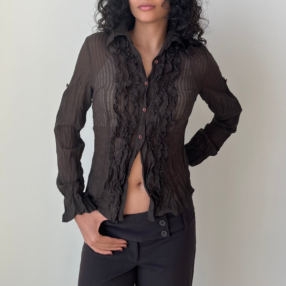 Ruffle Blouse - Size S