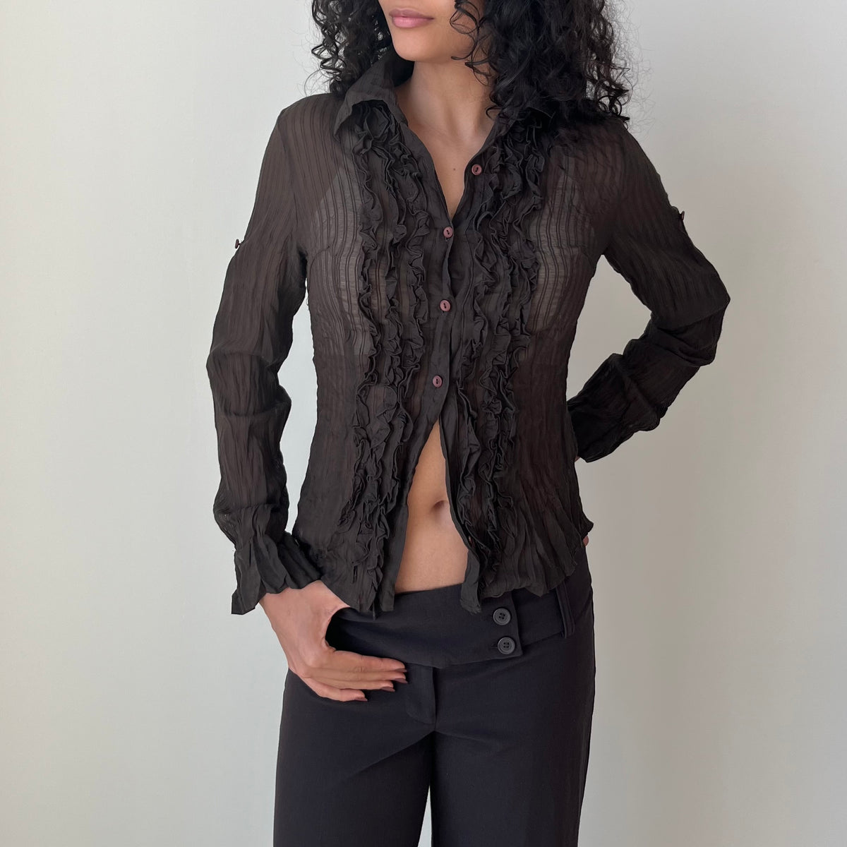 Ruffle Blouse - Size S