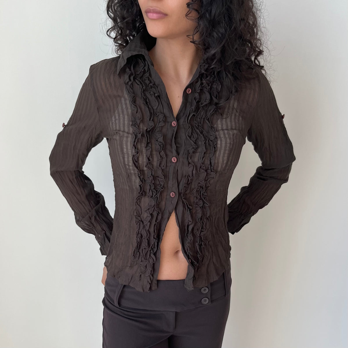 Ruffle Blouse - Size S