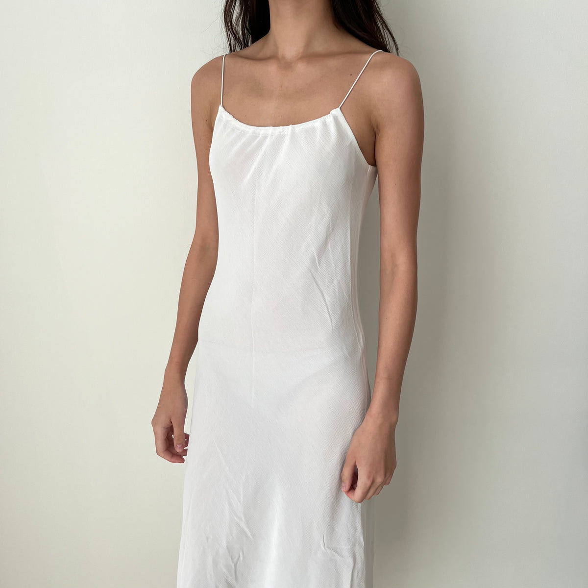 Maxi White Dress - Size S