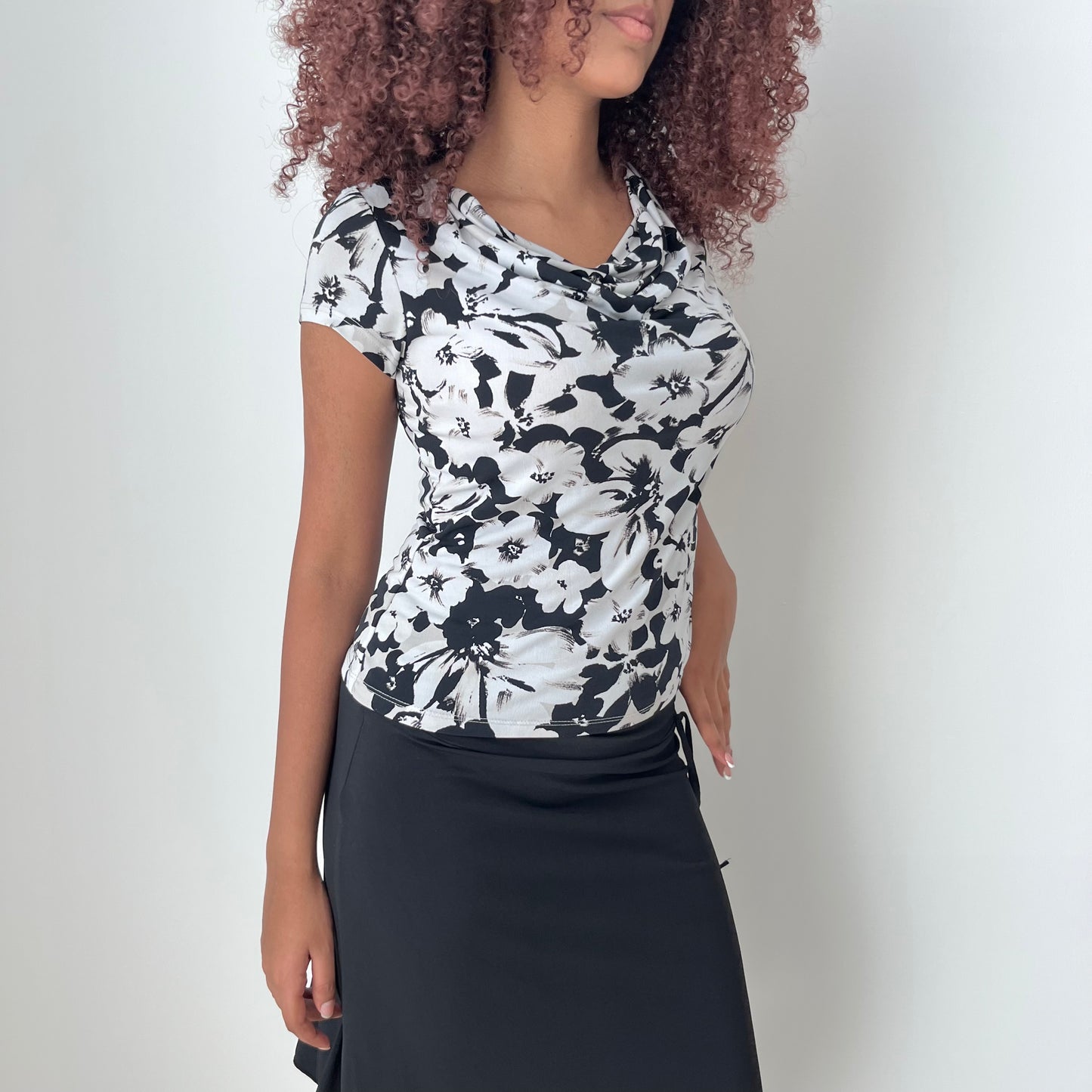Cowl Neck Top - Size S/M