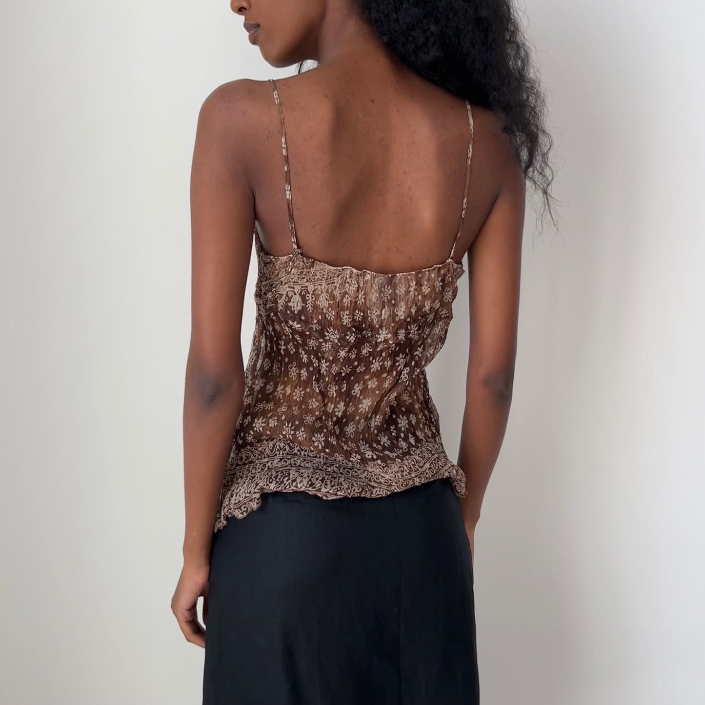 Silk Cami Top - Size S