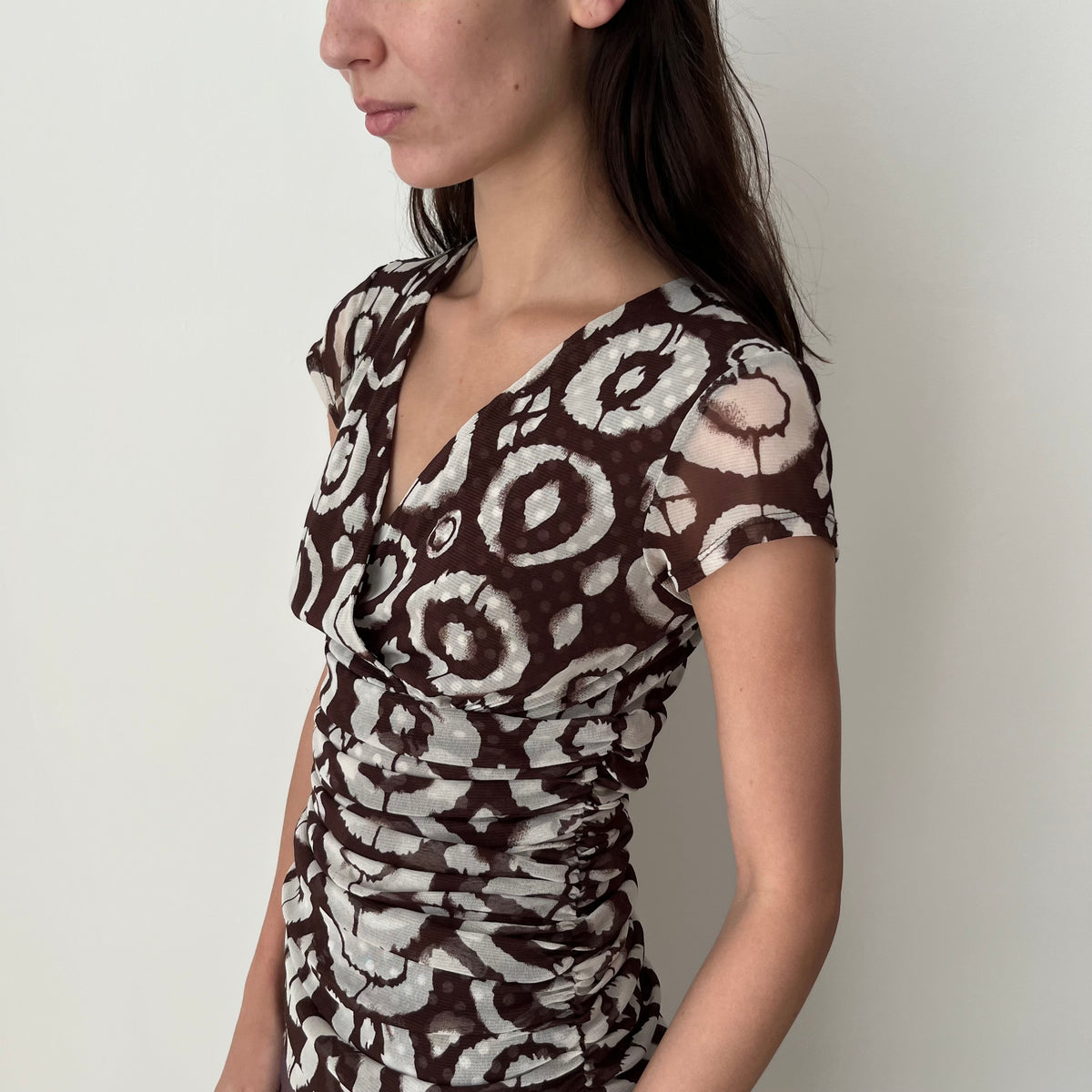Mesh Cross Over Top - Size S