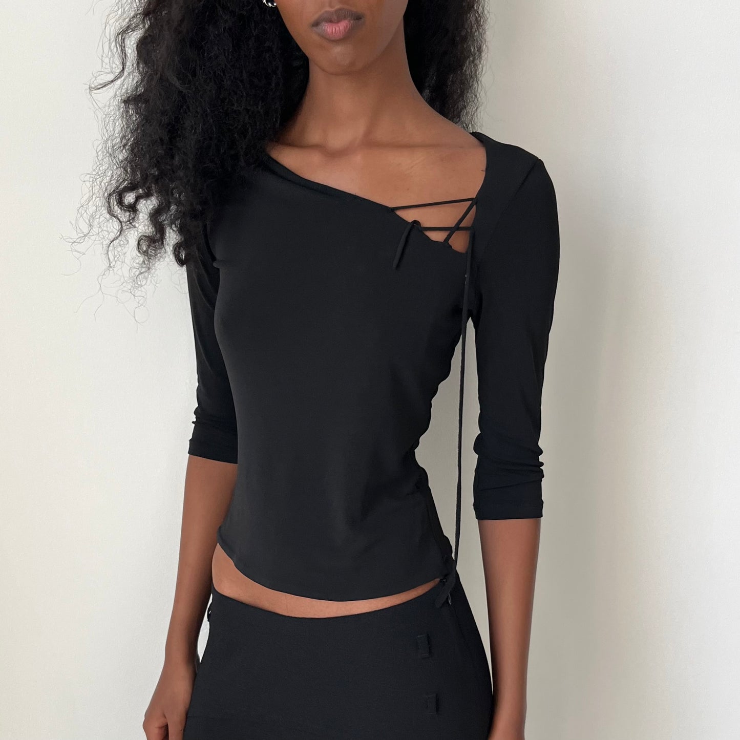 Three Quarter Sleeve Top - Size M