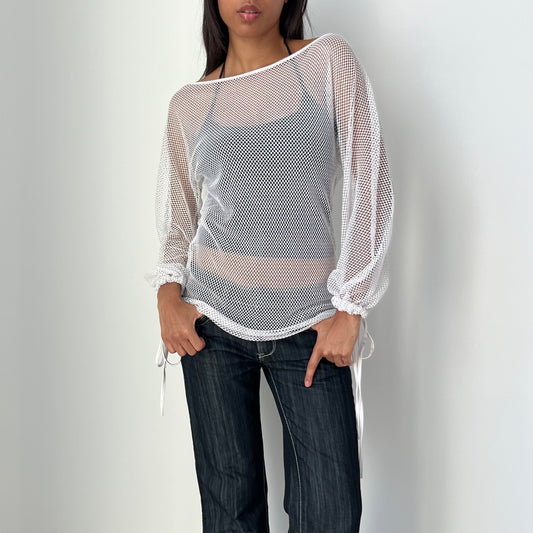 Mesh Long Sleeved Top - Size S/M