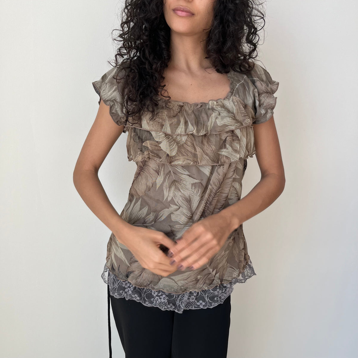 Short Sleeved Blouse - Size M/L