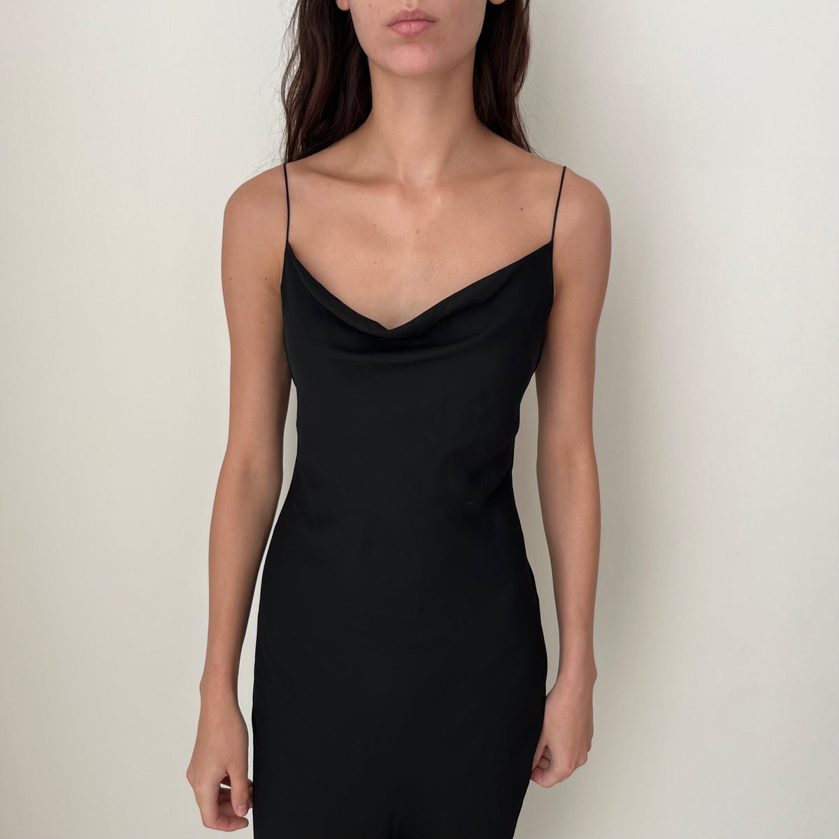 Maxi Black Dress - Size S