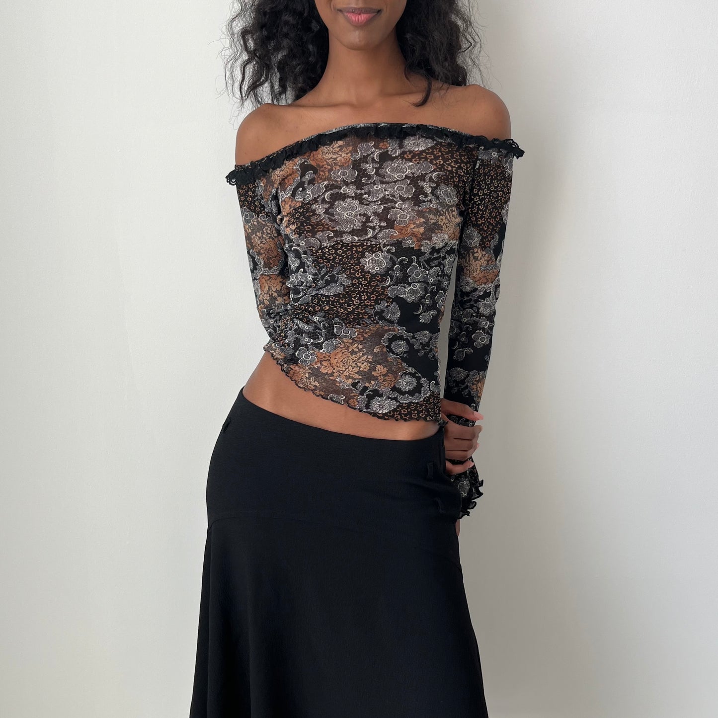 Long Sleeved Blouse - Size S