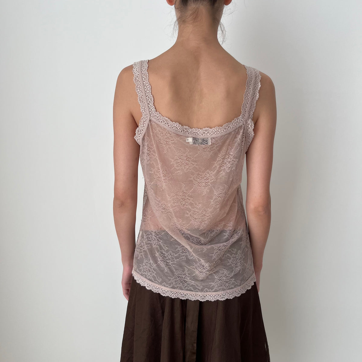 Lace Trim Vest - Size M