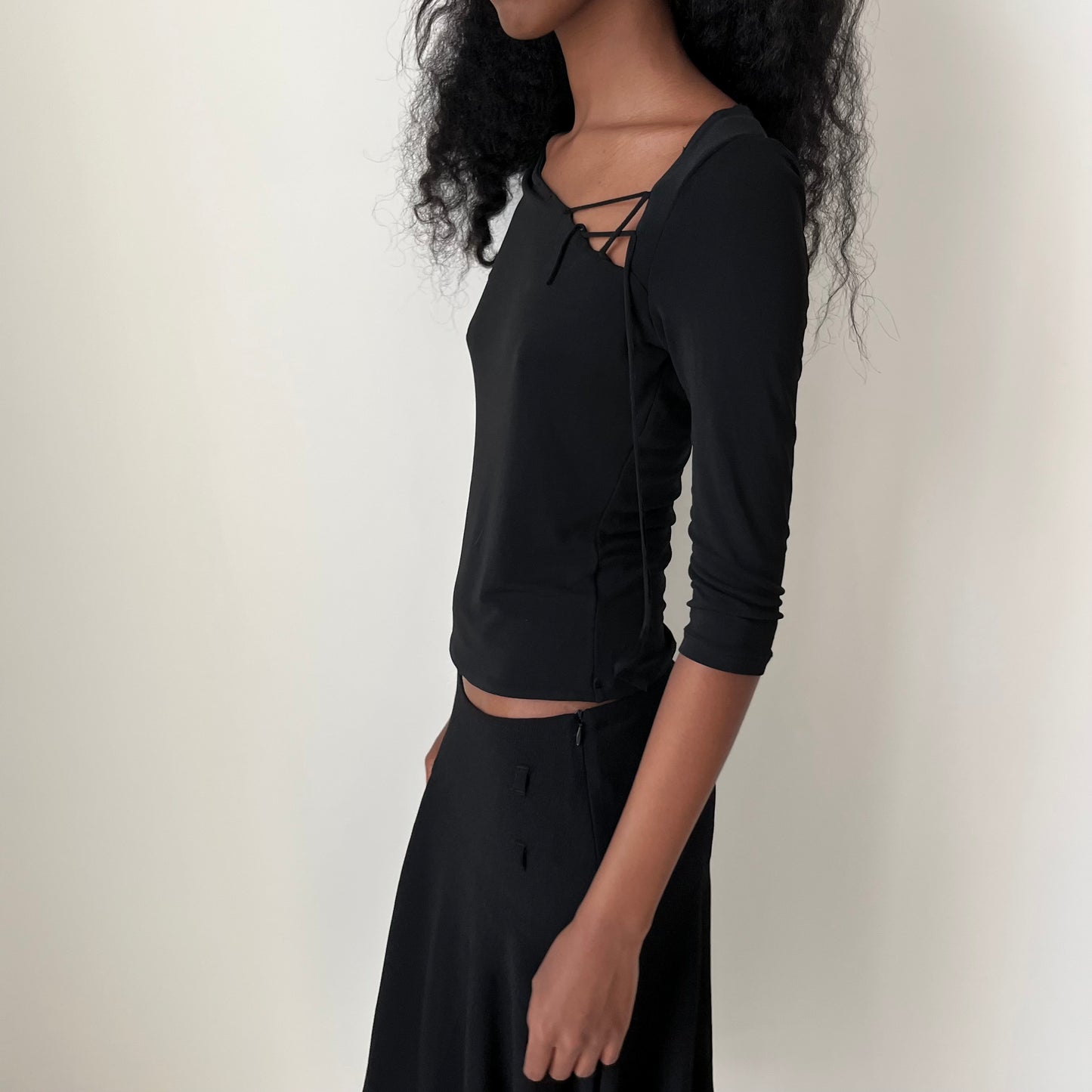 Three Quarter Sleeve Top - Size M