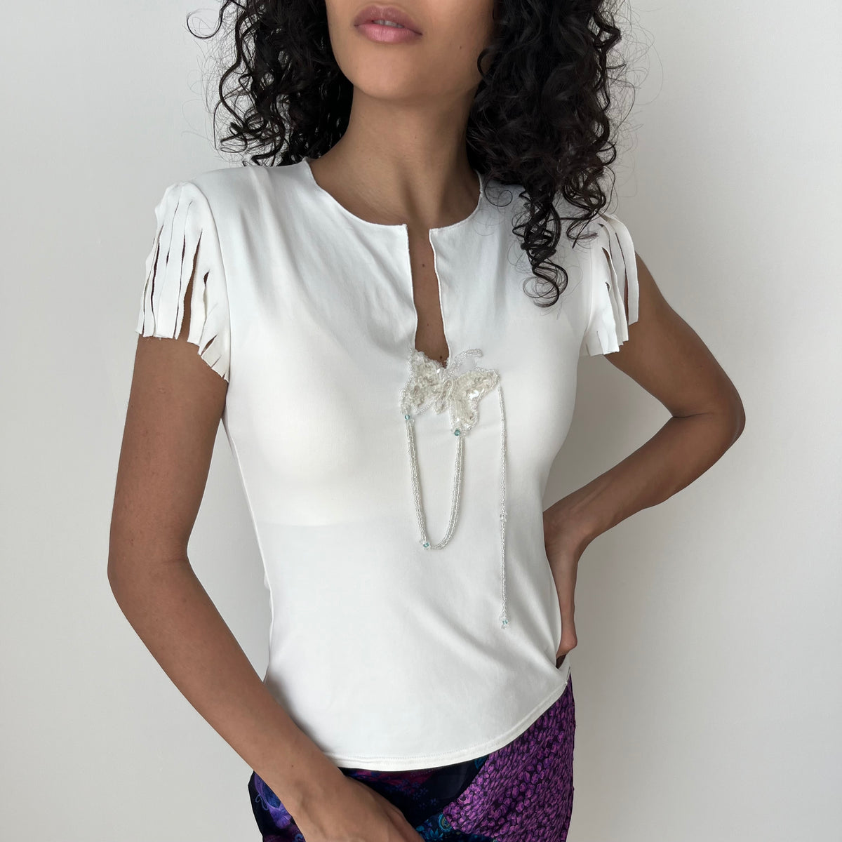 Short Sleeved Top - Size S