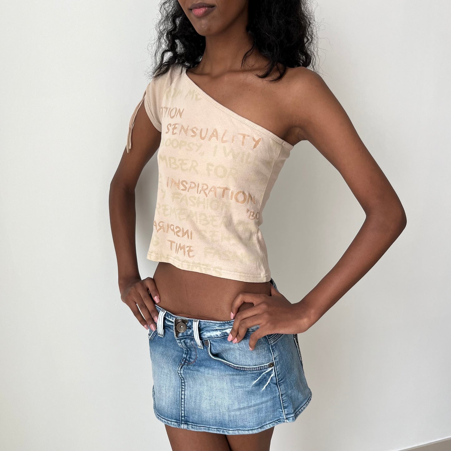 One Shoulder Top - Size S