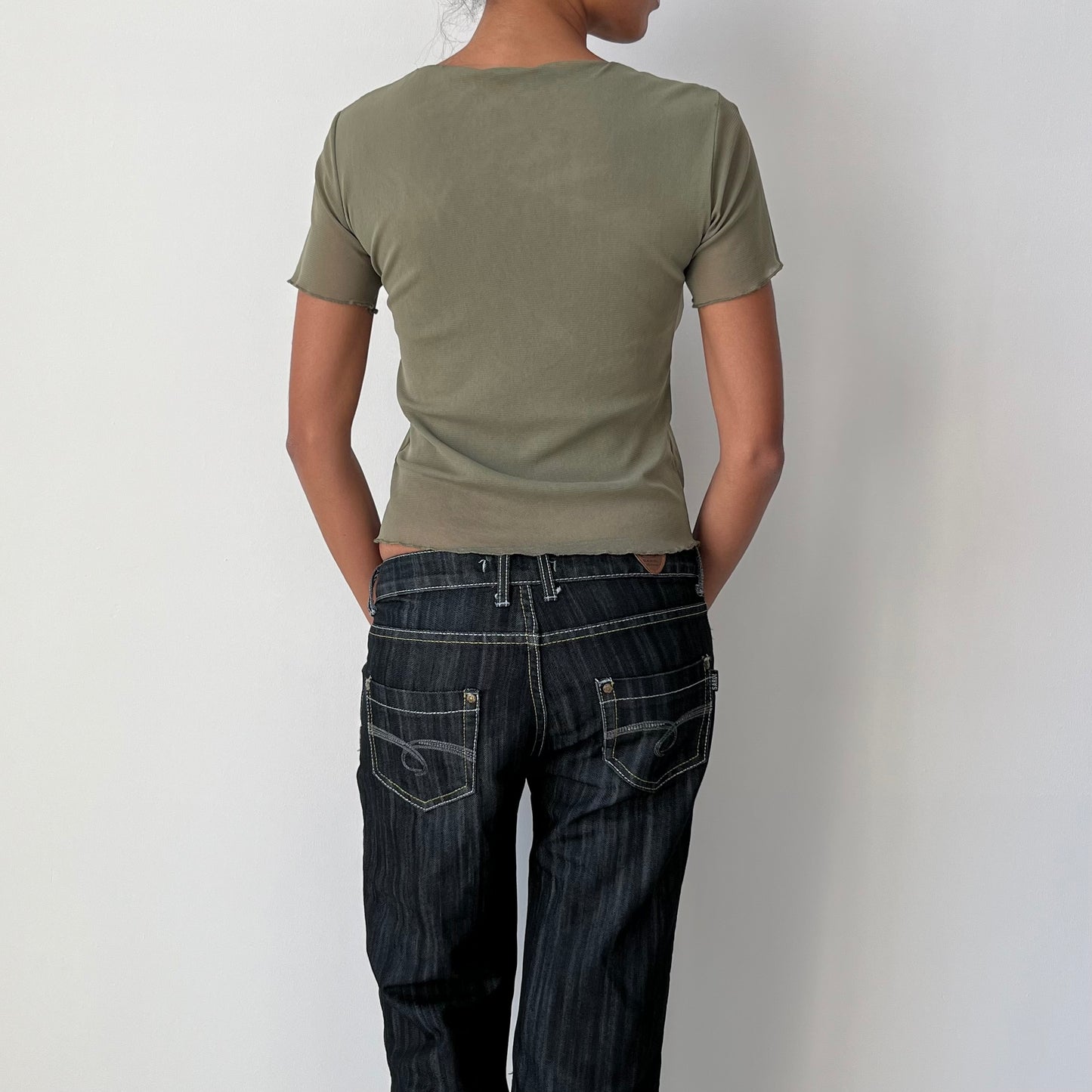 Three Quarter Sleeve Top - Size S