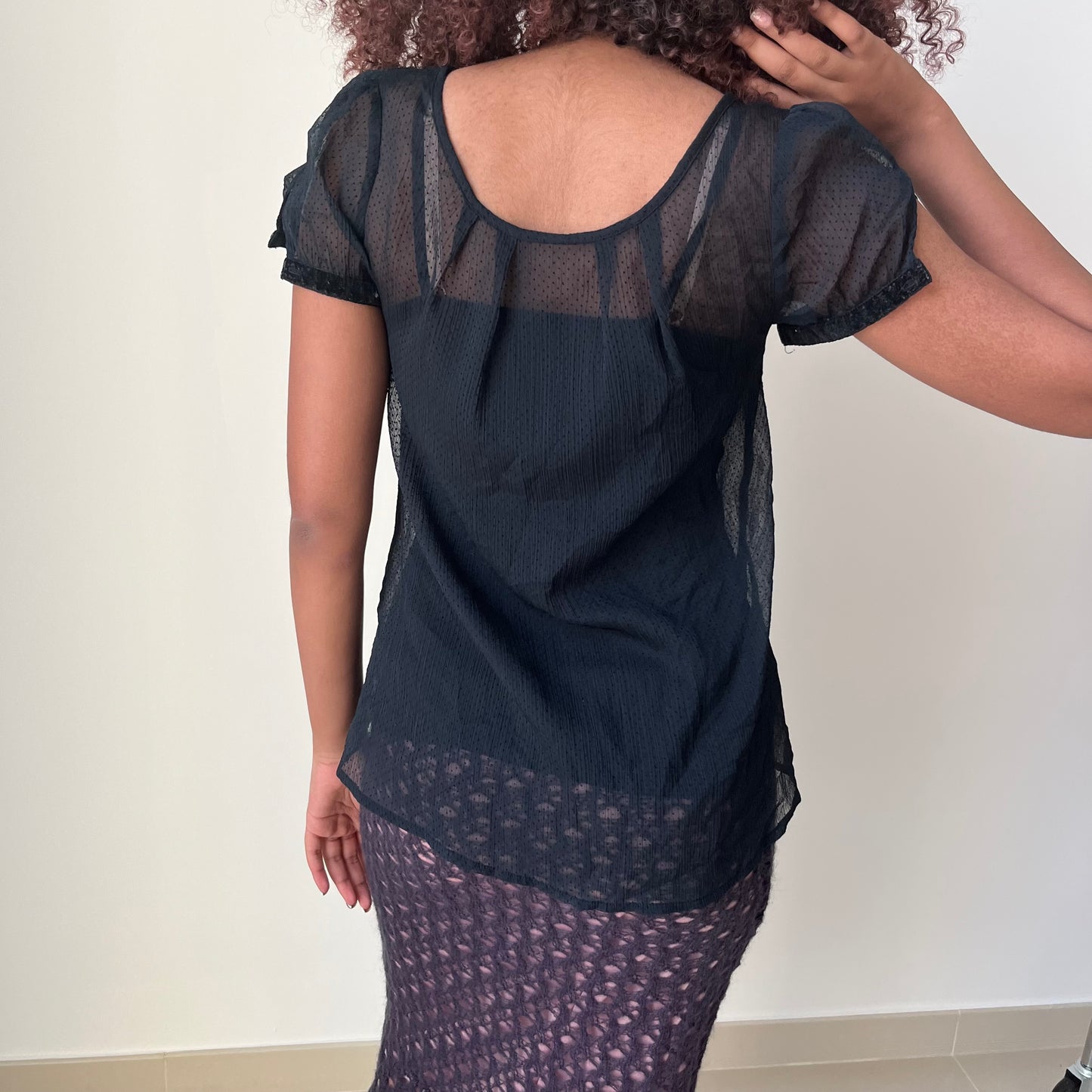 Short Sleeved Blouse - Size S/M