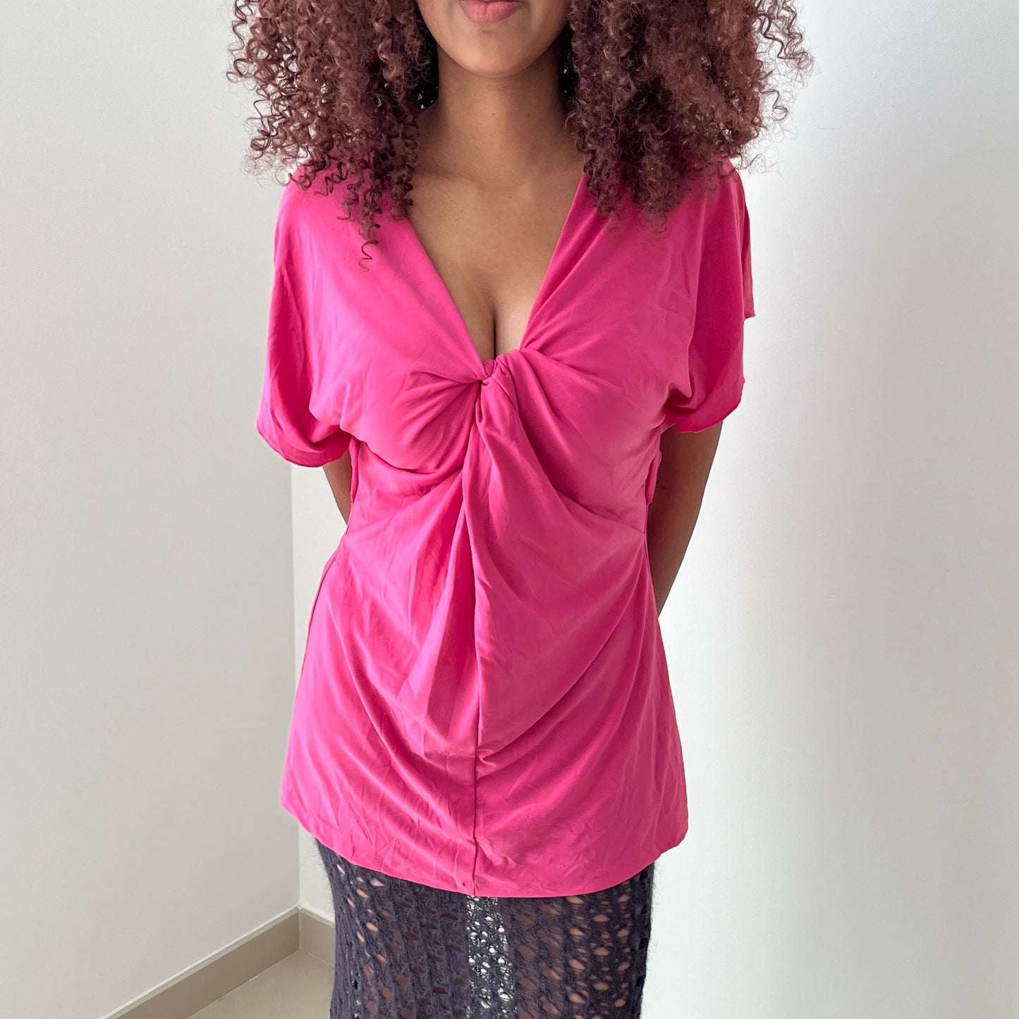 Ruched Blouse - Size L