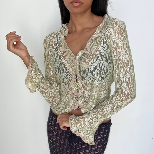 Ruffle Blouse - Size M