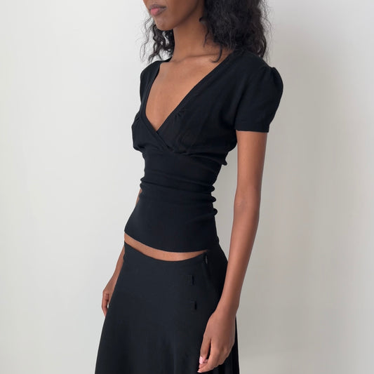 Micro Knit Top - Size S