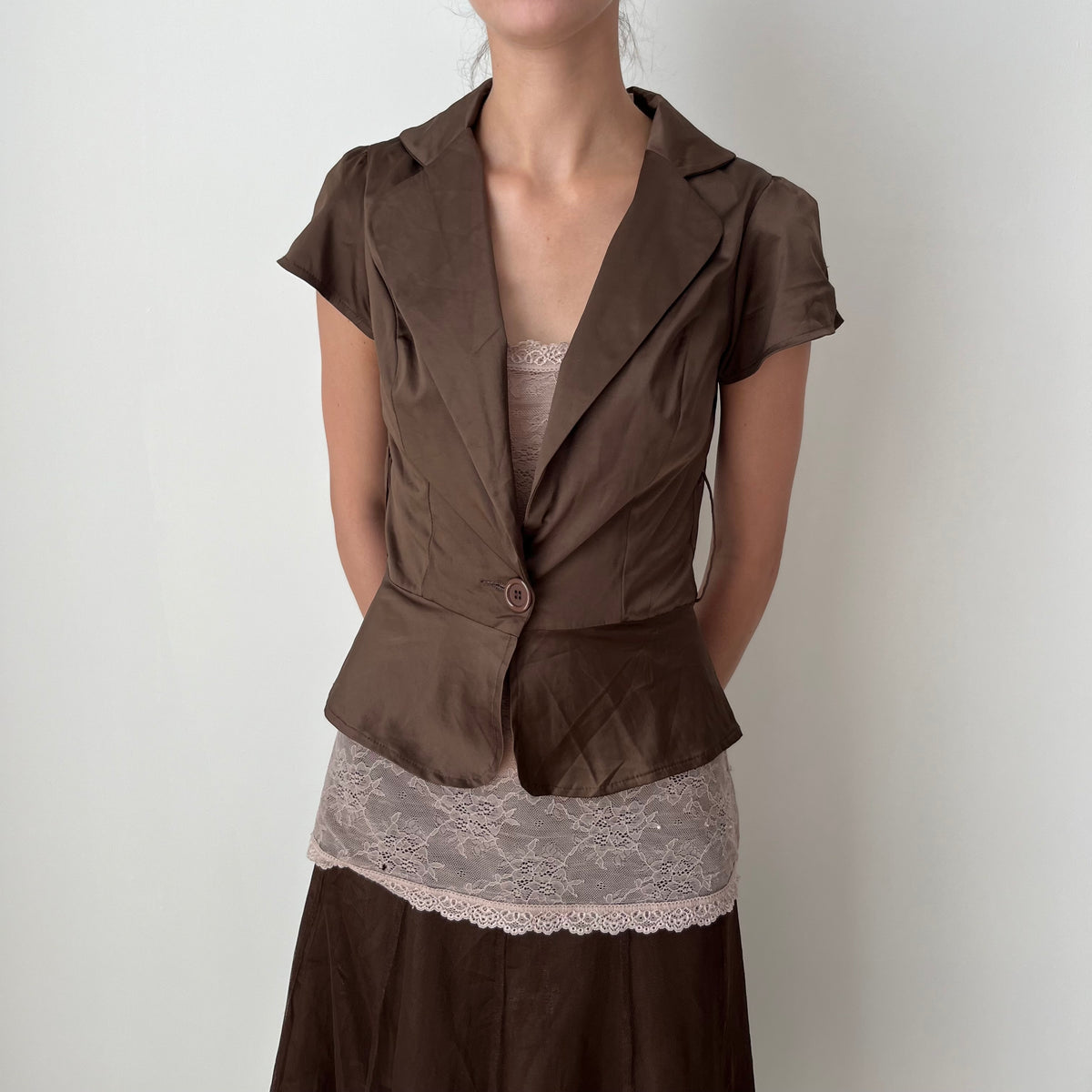 Collared Blazer - Size S