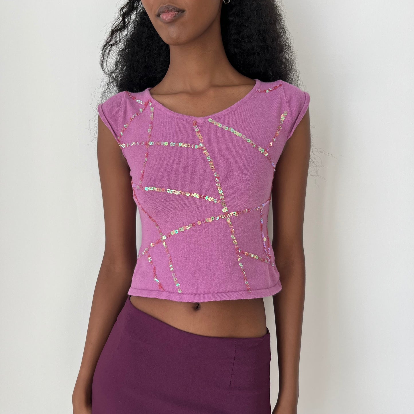 Micro Knit Top - Size XS