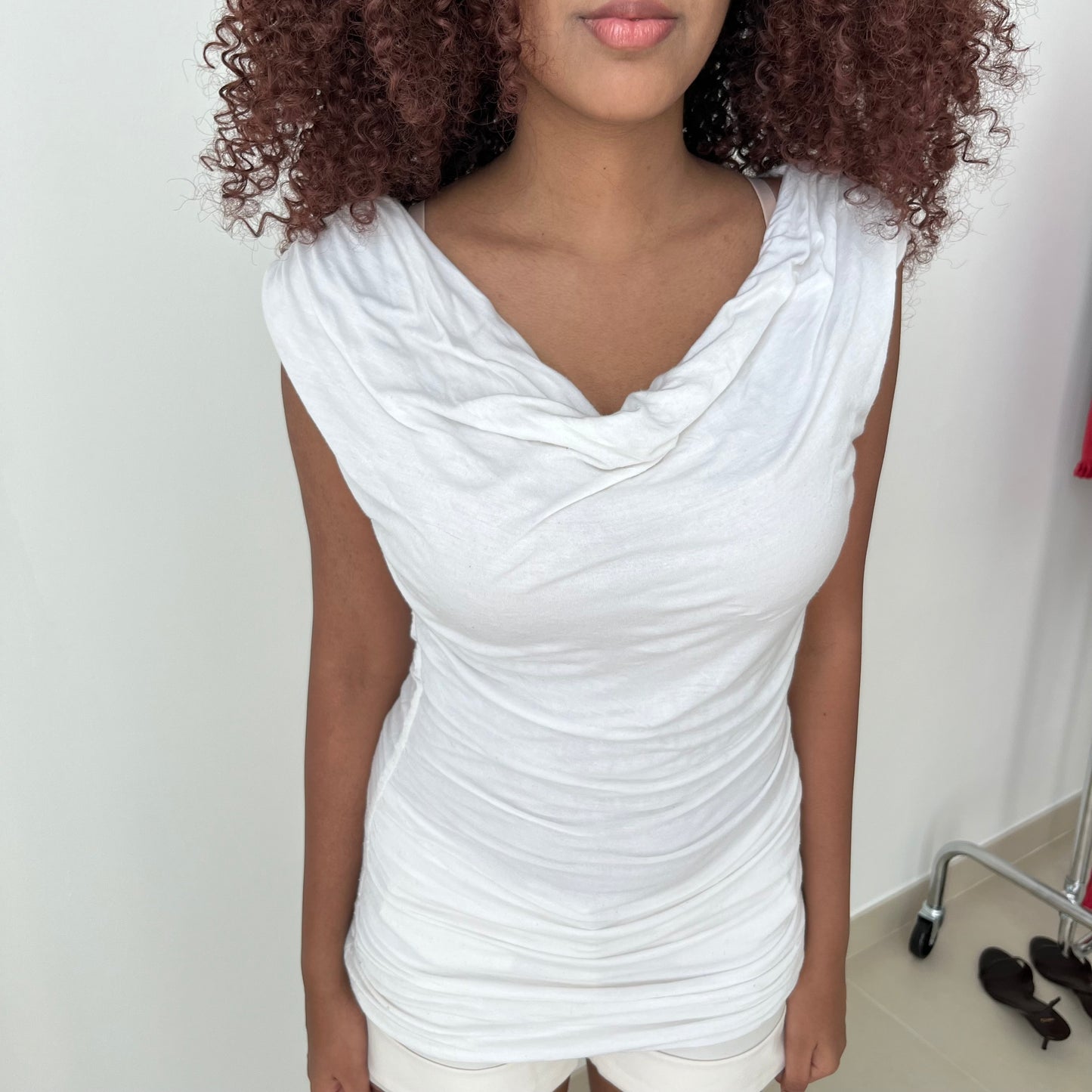 Cowl Neck Top - Size S