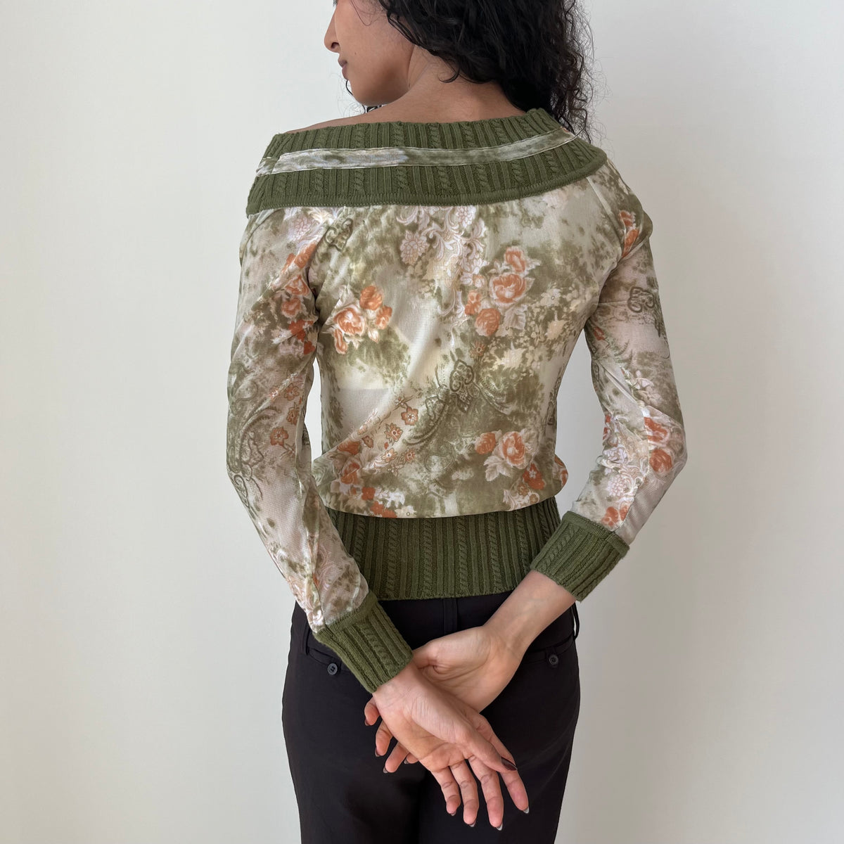 Mesh Knit Top - Size S