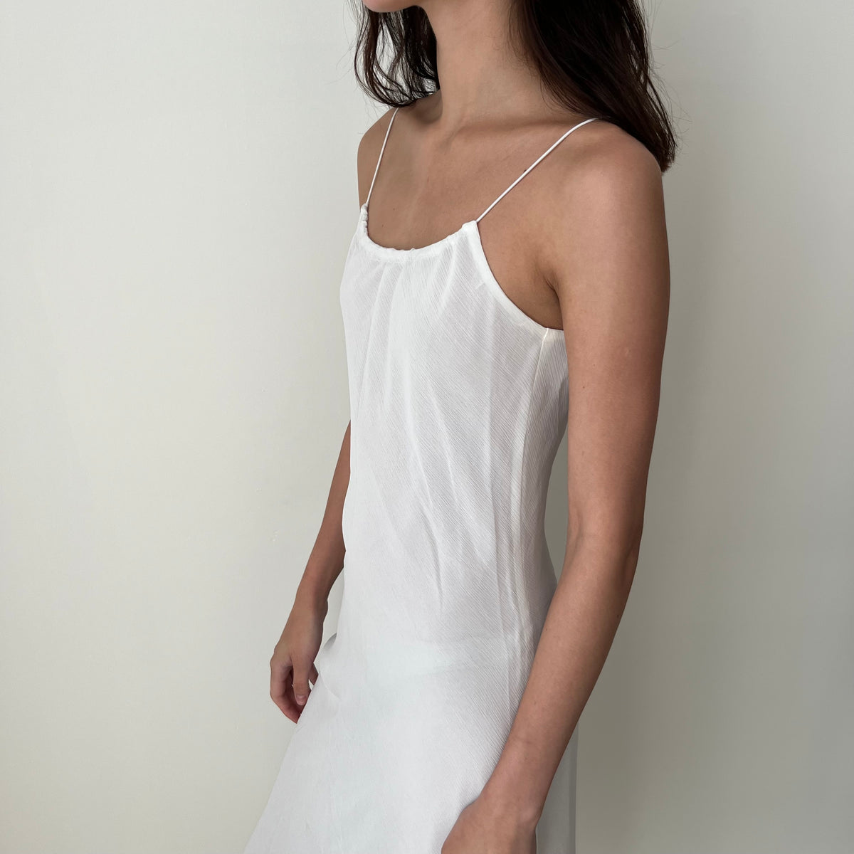 Maxi White Dress - Size S