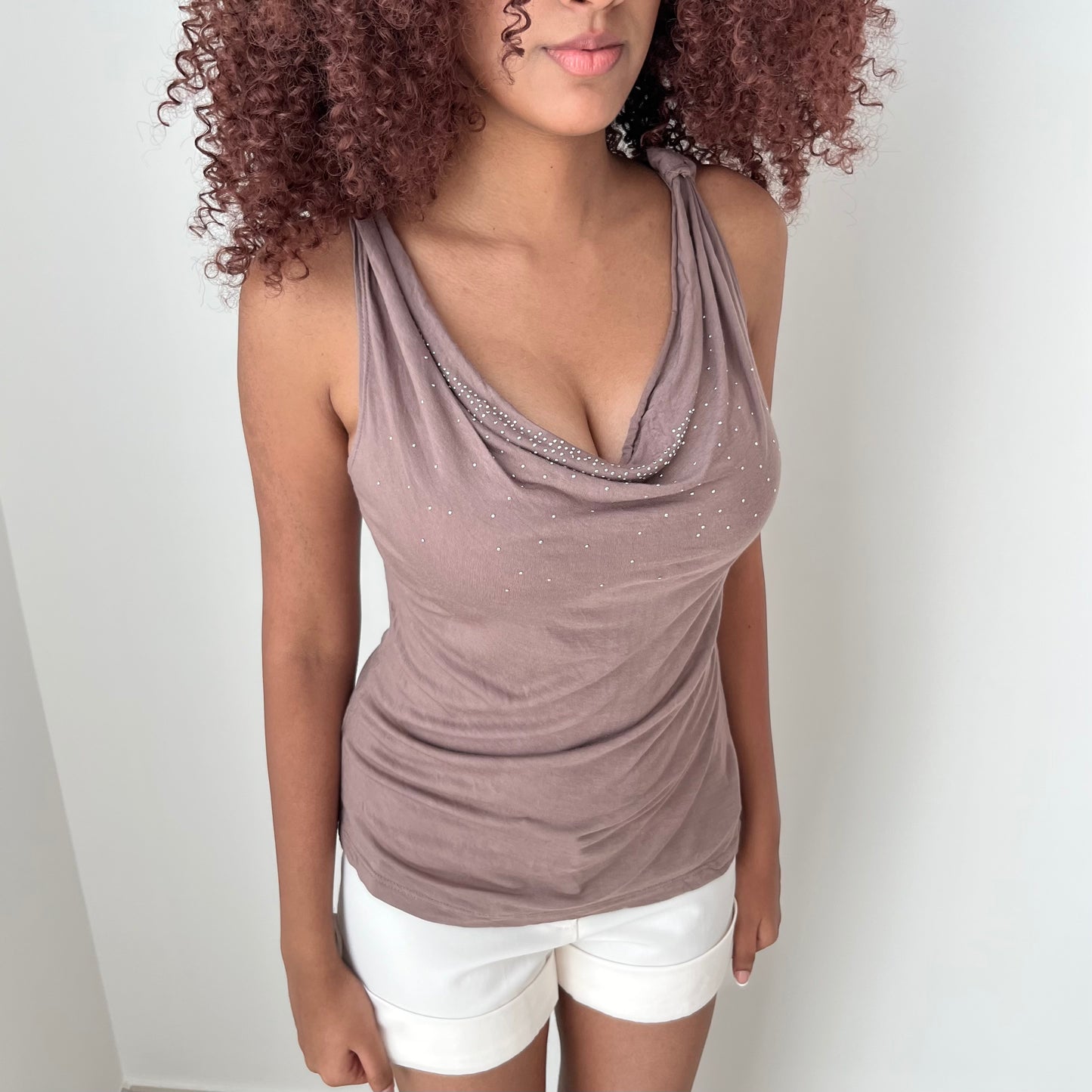 Cowl Neck Top - Size M