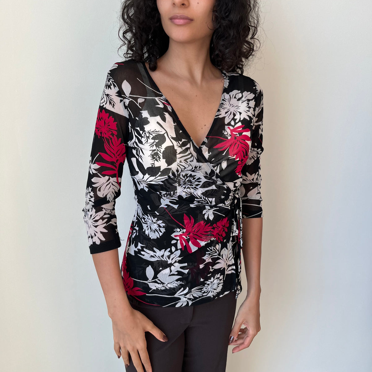 Cross Over Blouse - Size S