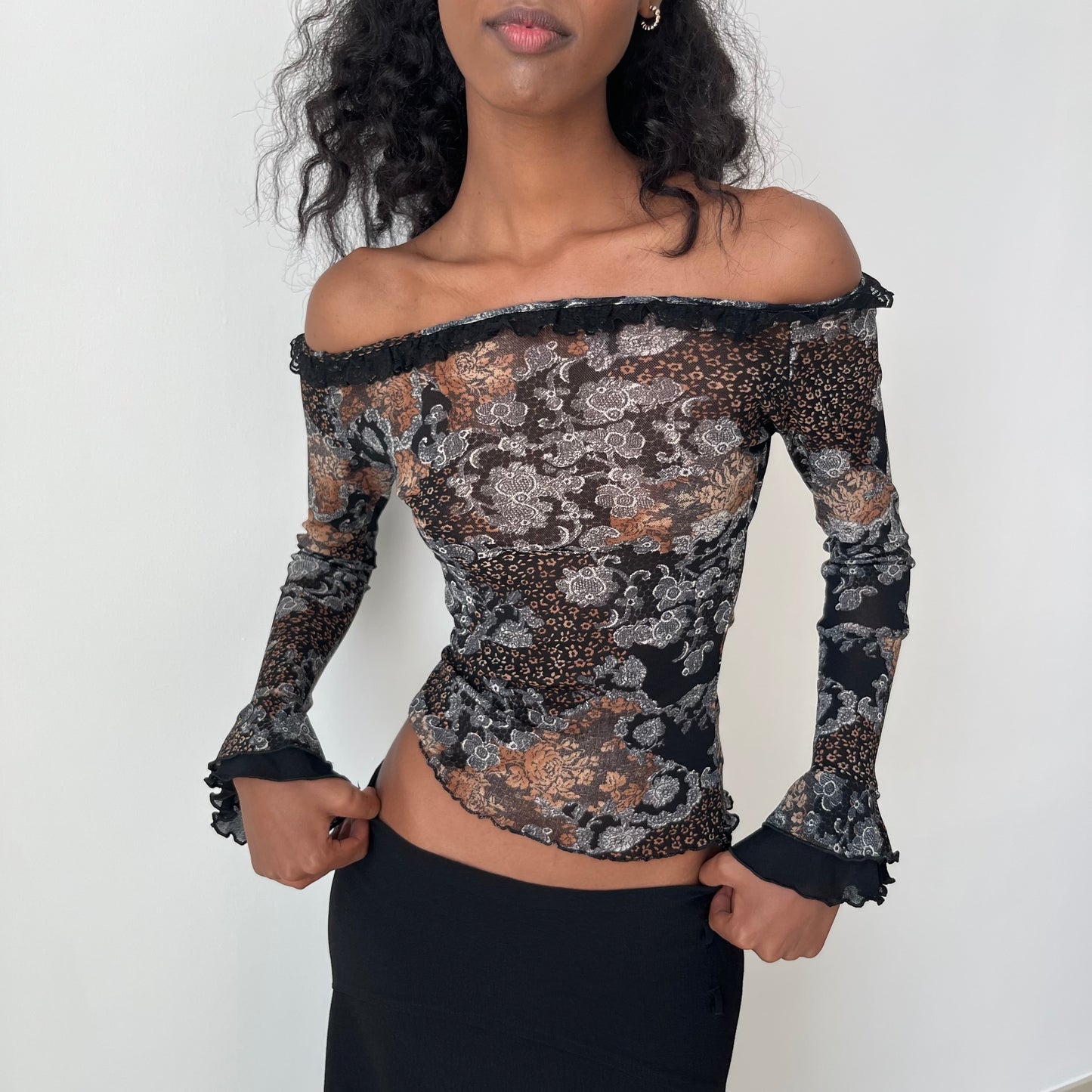 Long Sleeved Blouse - Size S