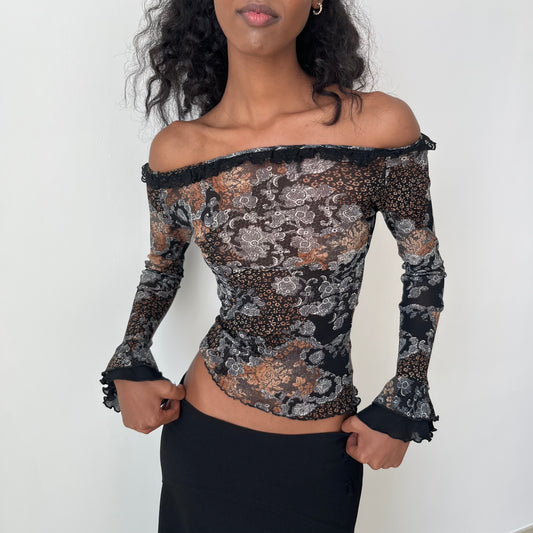 Long Sleeved Blouse - Size S