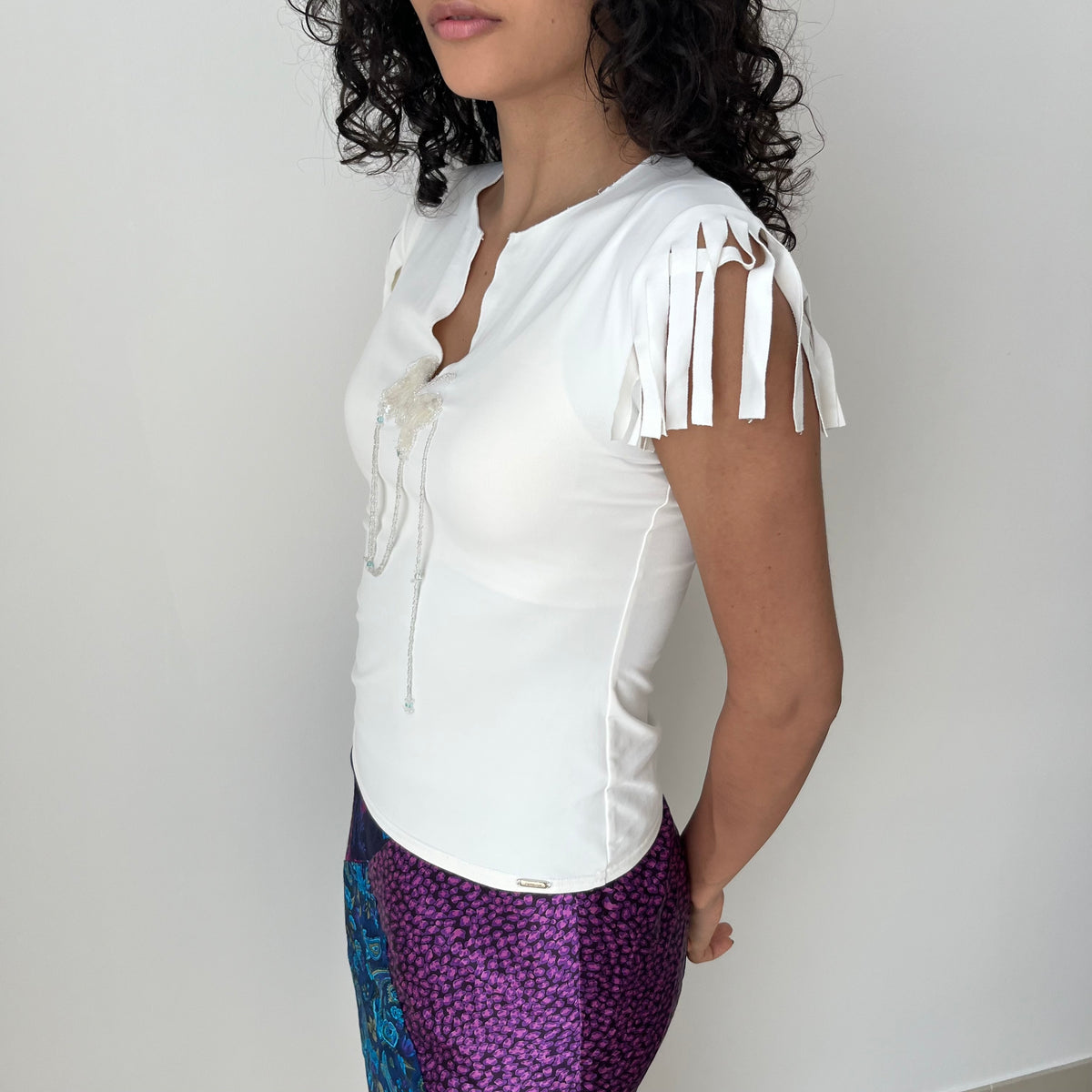 Short Sleeved Top - Size S