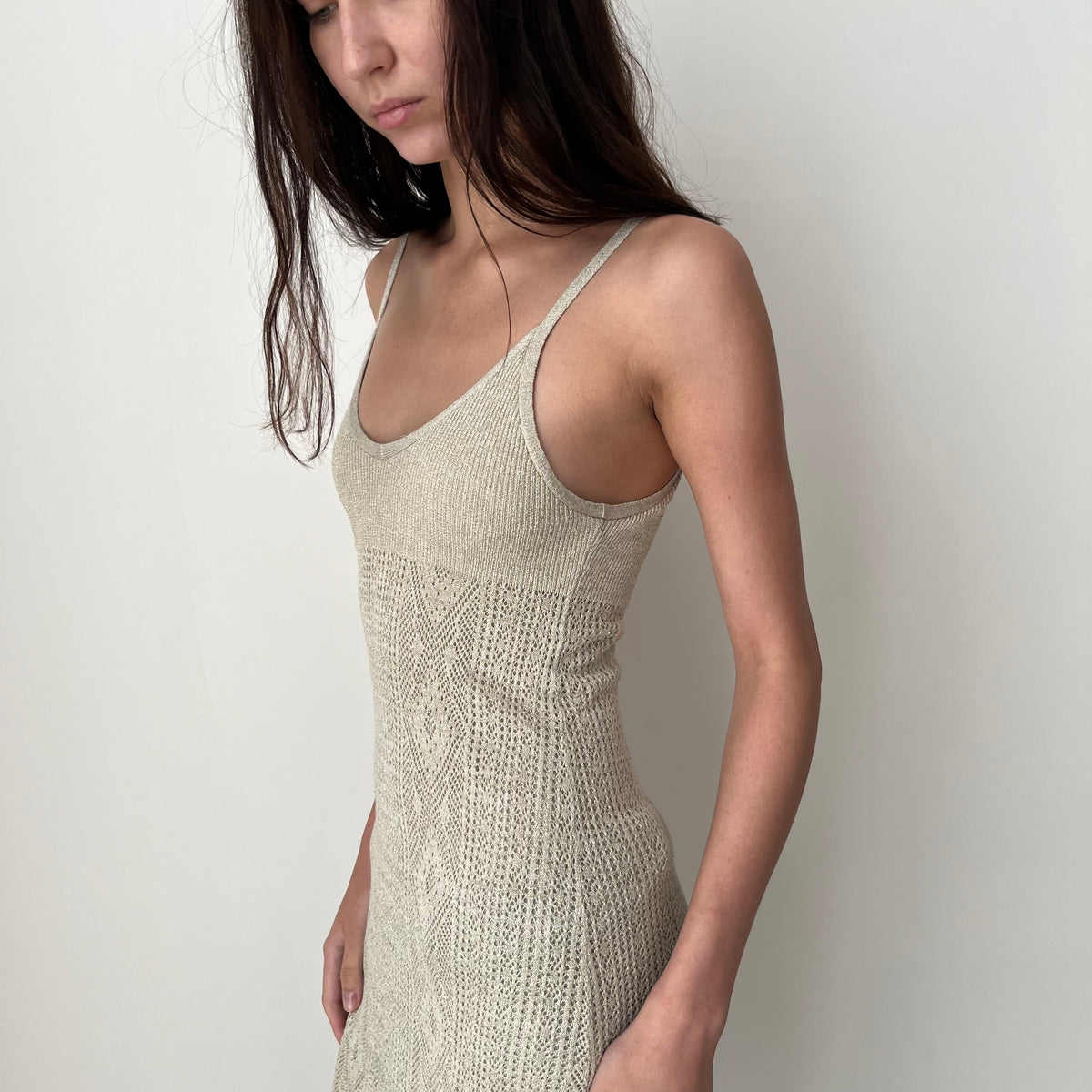 Micro Knit Dress - Size S