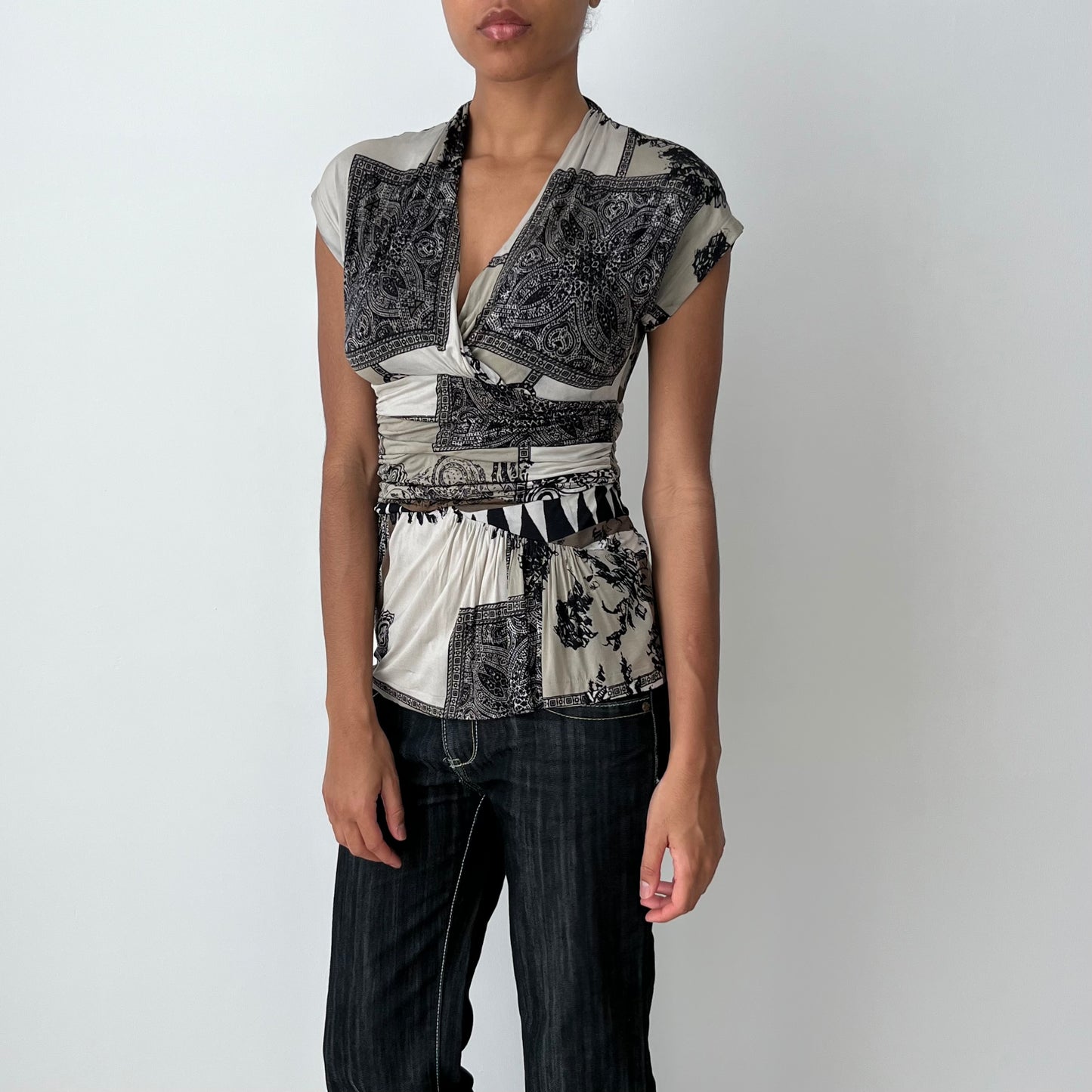 Short Sleeved Blouse - Size M