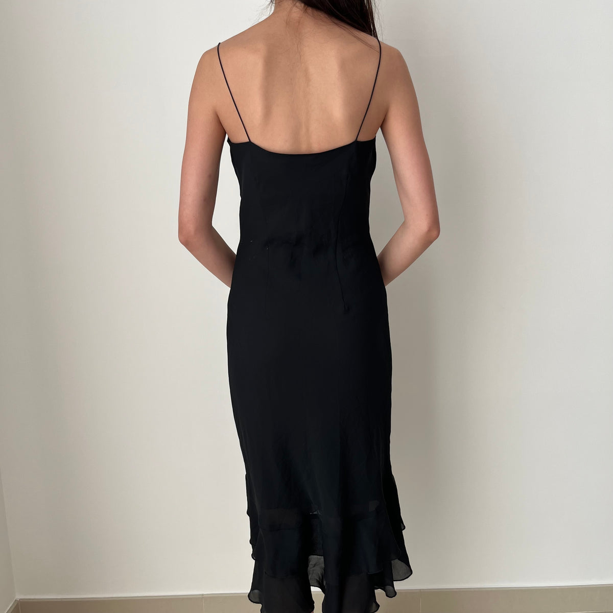 Maxi Black Dress - Size S