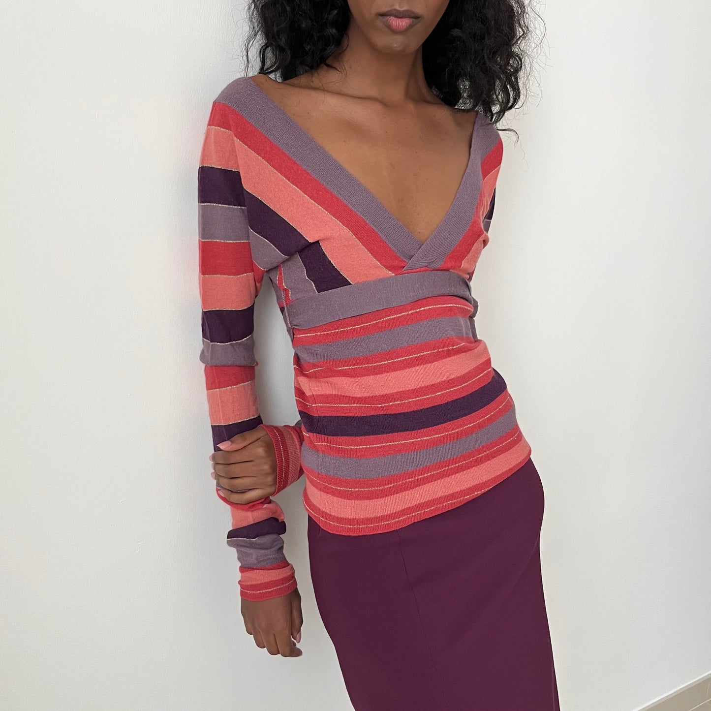 V Neck Top - Size S