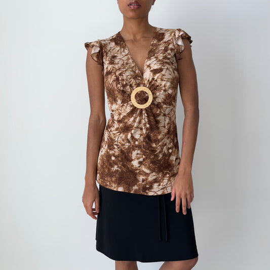 Short Sleeved Blouse - Size M