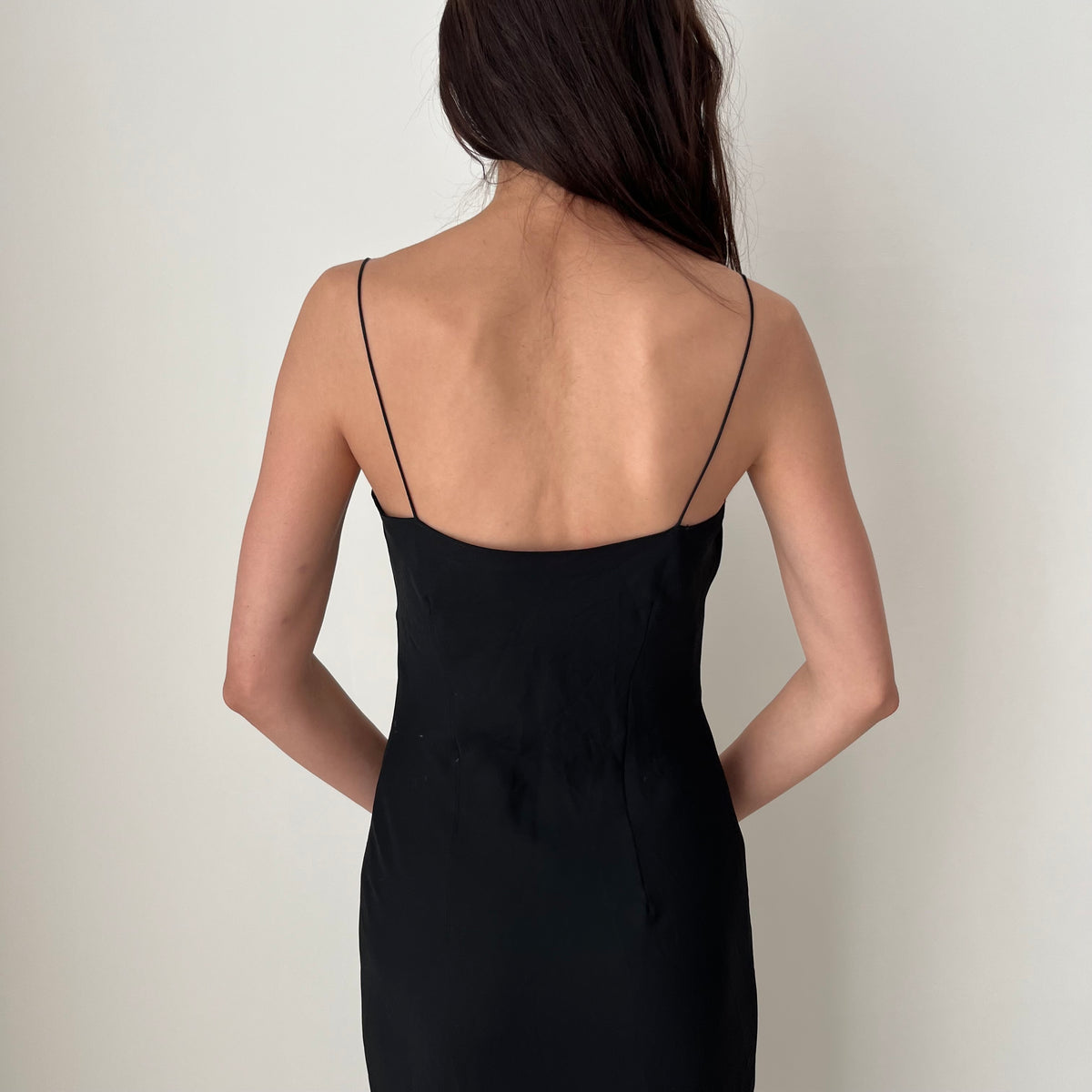 Maxi Black Dress - Size S