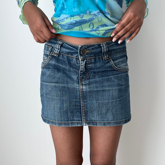 Mini Denim Skirt - Size XS