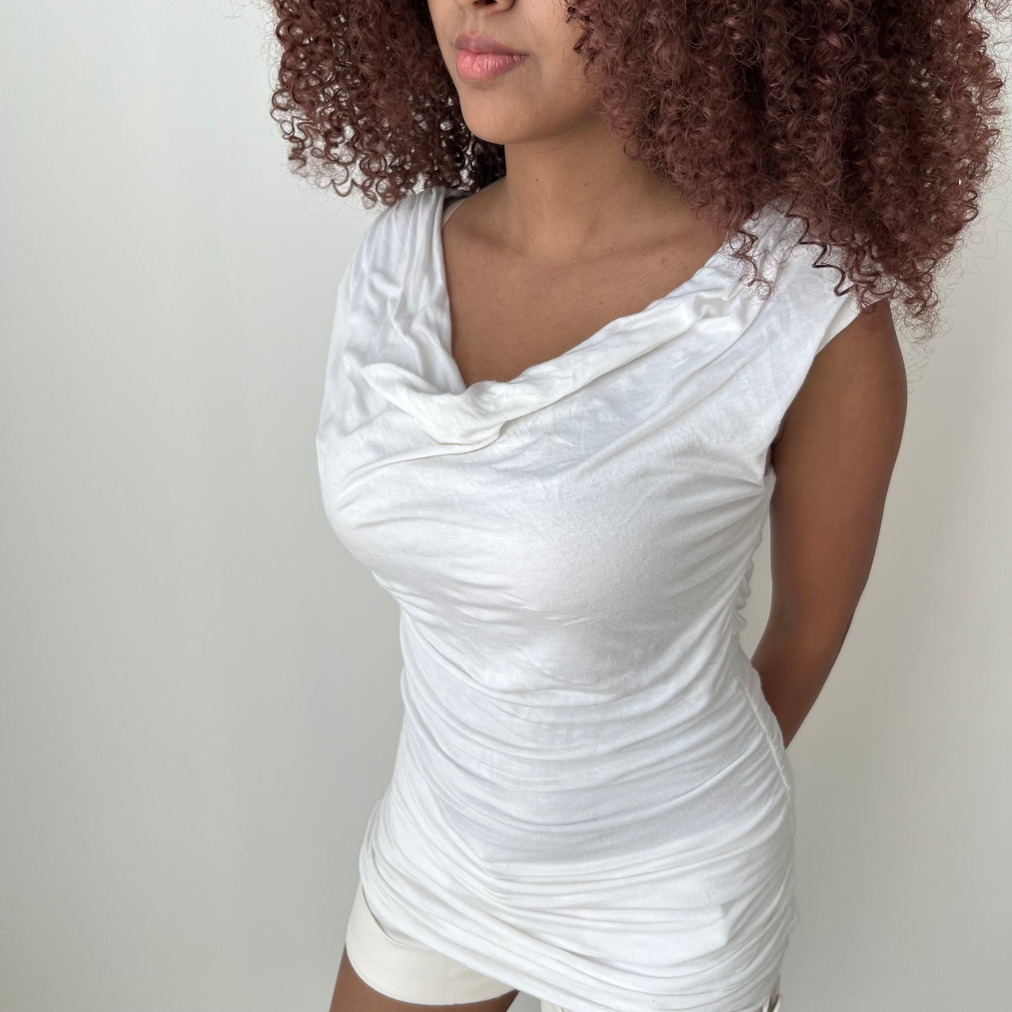 Cowl Neck Top - Size S