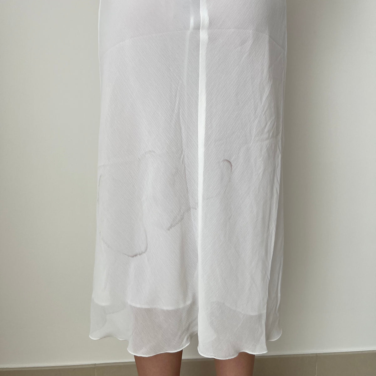 Maxi White Dress - Size S