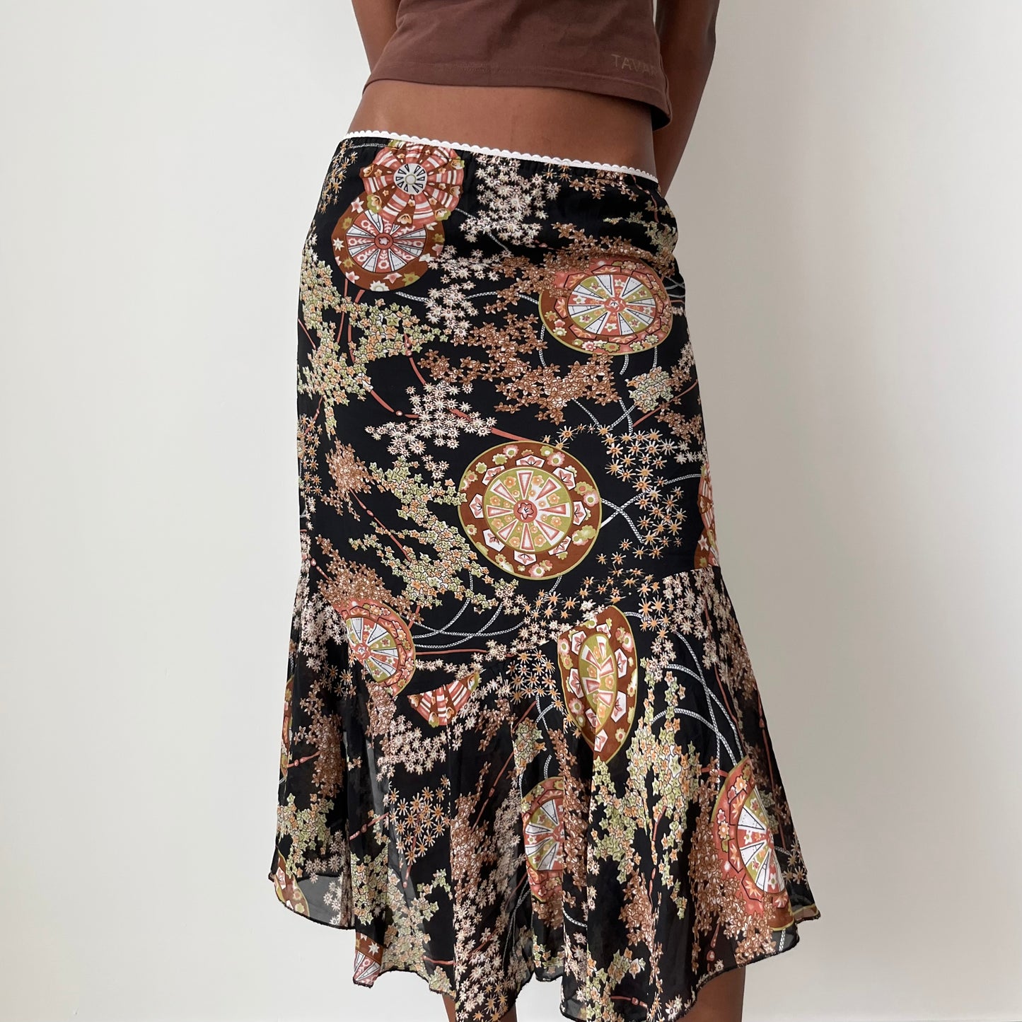 Mesh Midi Skirt - Size S